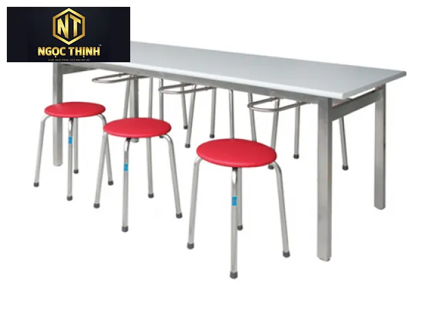 Xưởng Nội Thất Ngọc Thịnh - Bàn ăn gấp inox toàn bộ Xưởng Nội Thất Ngọc Thịnh - Bàn ăn gấp inox toàn bộ